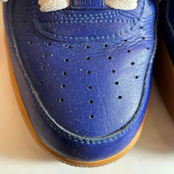 NIKE ID AIR Sz 10 Lace  Up Sneakers Low Top Contrasting Colour Way - Picture 5 of 12